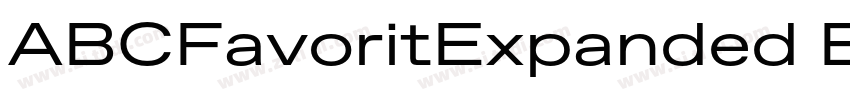 ABCFavoritExpanded B字体转换